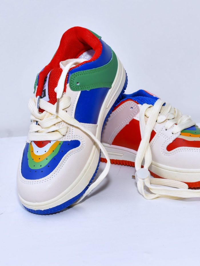 Vibrant Spectrum Unisex Color Block Sneakers